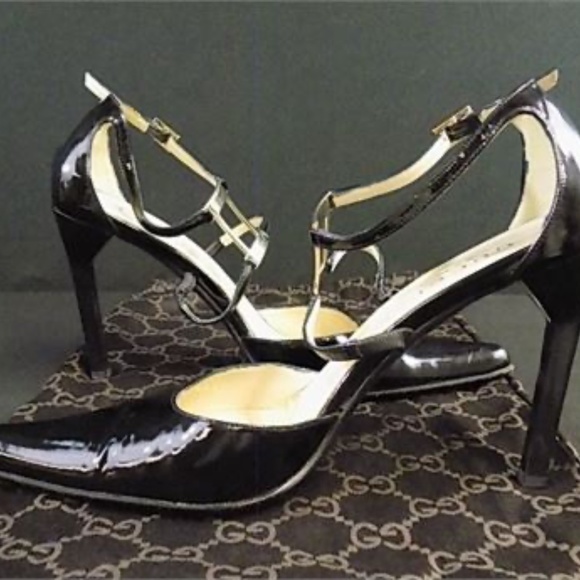 Gucci 101 0452 Pointed Toe 4" Heels, Size:7.5 - Picture 11 of 16
